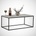 ASIR GROUP Масичка за кафе COSCO 43x95 см сива (AS1430)