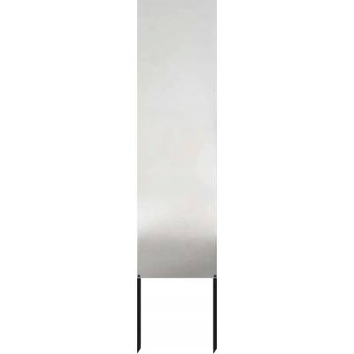 ZÁSTĚNA NA ZAHRADU PRO SOUKROMÍ STŘÍBRNÁ 32X1,7X140CM