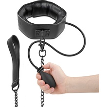 Fetish Submissive Nafukovací obojek s vodítkem