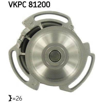 Vodní čerpadlo, chlazení motoru SKF VKPC 81200