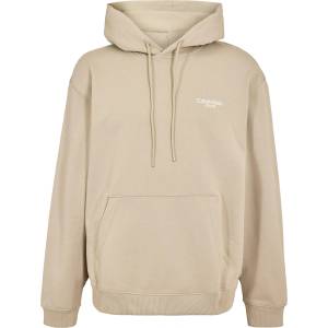 Calvin Klein Суичър Calvin Klein Jeans Mens Back Print Hoodie - Ancient Marble