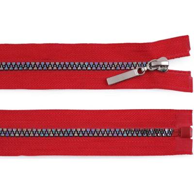 Prima-obchod Duhový kostěný zip No 5 délka 50 cm, barva 148 červená