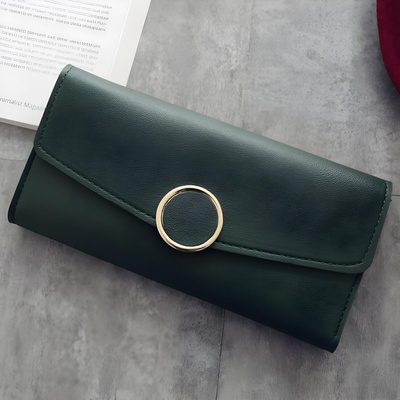 HARAHU Портмоне aj-15348 - Тъмно Зелено kp15348 (aj-15348)