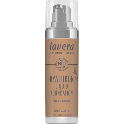 Lavera Tekutý make-up s kyselinou hyalurónovou 06 Warm Almond 30 ml