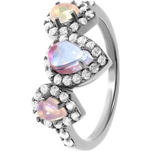 Silenti Jewelry Сребърен пръстен "Уникат" - 7 - 54.5мм (17.2мм диам. )