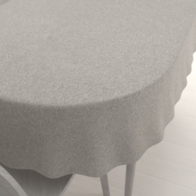 Biante Velký oválný ubrus BKT-552 Přírodní režná 180x240 cm