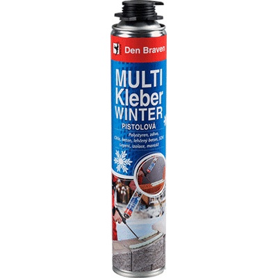 Den Braven Multi Kleber Winter 40324MK pěna lepící pistolová žlutá 750ml