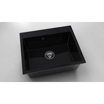 Image 1 of FAT Мивка Vanguard 227, Polymer marble, 12 Черен гранит, с включен сифон