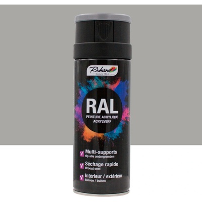 Richard Solventný akrylový 400 ml RAL9006 biely hliník