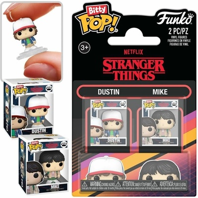 Funko Bitty Pop! 2Pack Stranger Things Dustin and Mike