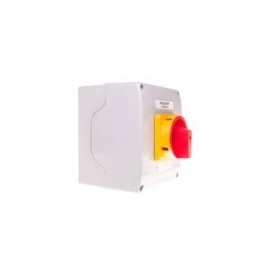 Cam Connector LK-SA 100A with lockable forehead yellow-red