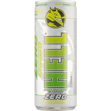 Hell Zero Green Apple sýtený nealkoholický nápoj 250 ml