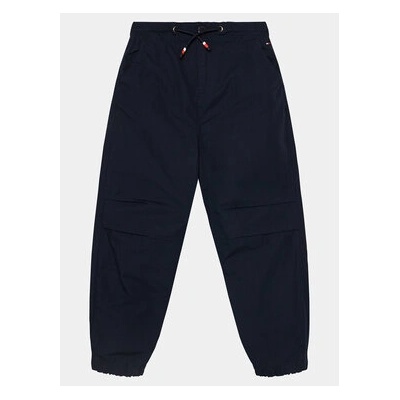 Tommy Hilfiger Текстилни панталони Woven Wide Pants KB0KB08703 Син Regular Fit (Woven Wide Pants KB0KB08703)