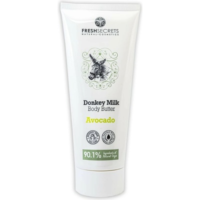 Madis Fresh Secrets Donkey Milk Body butter avocado - Telové maslo s oslím mliekom a avokádom 200 ml