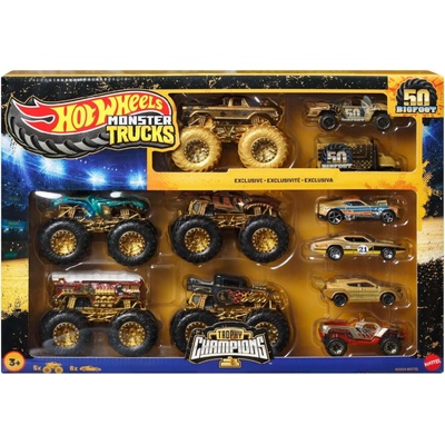 Mattel Hot Wheels Monster Trucks Trophy Champions Collection