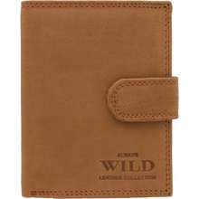 Always Wild pánská kožená peněženka vertikální prostorná velká