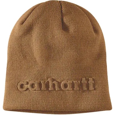 Carhartt Knit Embossed beanie Carhartt brown