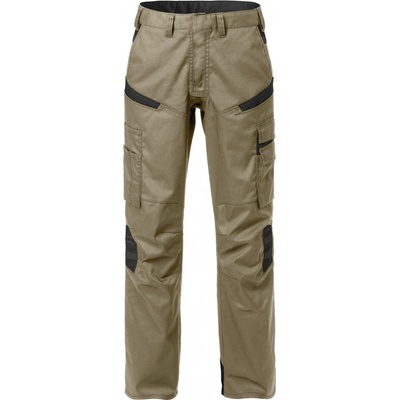 Fristads dámske nohavice 2554 STF Khaki-čierna