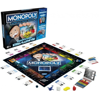 Hasbro Monopoly Super elektronické bankovnictví CZ verze