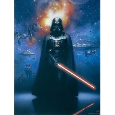 Preinterier Fototapeta panel - PL0212 - Star Wars Darth Vader vlies - 206cm x 275cm