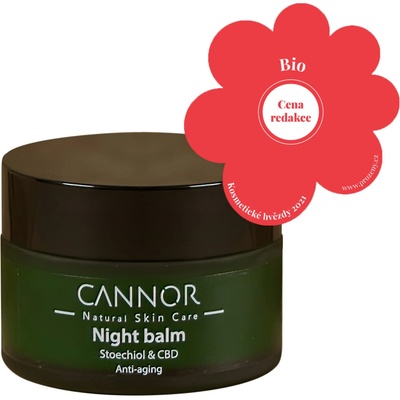 Cannor Noční balzám s CDB a Stoechiolem 25 ml