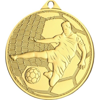 MMC4505/G Medaila futbal pr.45 mm hr.2 mm zlato 4,5x0,2 cm