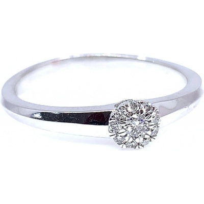 Diante Zlatý prsten s briliantem CKWSAR00079w 1