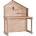 Carmen Детско бюро Carmen MY HOUSE, 120х149х60 см, 2 рафта, USB + Type C, Кафяв/натурален