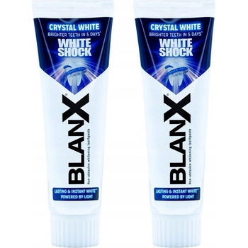 BlanX Instantná biela Bieliaca zubná pasta 2 x 75 ml