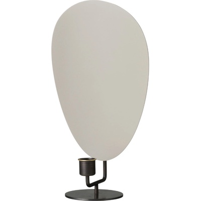 Audo CPH Šedý kovový svícen AUDO FLAMBEAU 30 cm