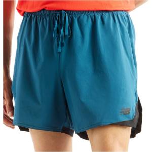New Balance Мъжки шорти за бягане New Balance RC Essential Short 5 Running shorts - Blue - размер M (012-4700-0213)
