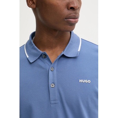 HUGO тениска с яка мъжка с памук Dinoso222 (50467344)