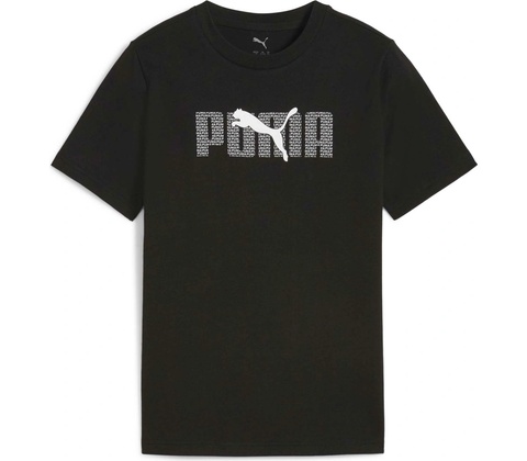 Puma Essentials Logo Lab Tee čierna