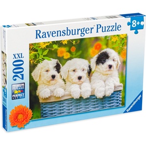Ravensburger Пъзел Ravensburger от 200 XXL части - Пухкави кученца (12765) - baby