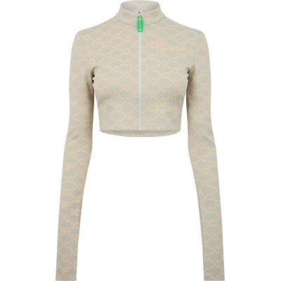 OFF WHITE Горнище OFF WHITE Women's Mono Track Top Hoodie - Green