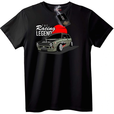 NOONEBRAND Тениска Racing Legend Автомобил - L, Black