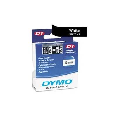 DYMO Етикети DYMO LabelManager D1, 19mm x 7m, бяло/черно, 45811 S0720910 (45811)