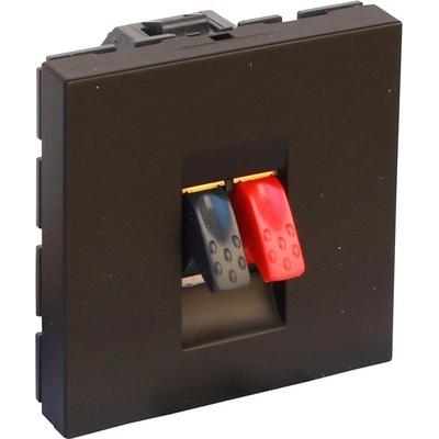 Legrand Розетка за тонколони 2 мод. цвят Черен Mosaic - 079551L (079551L)