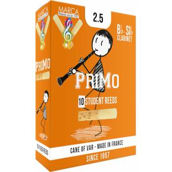 Marca Primo - Bb Clarinet #2.5 Тръстикова пластинка за кларинет (MAPO225-10)