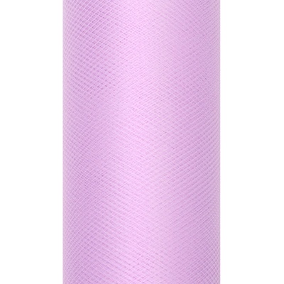 Svatební tyl, šíře 50 cm - světlá lila ( 9 m / rol ) – Zboží Dáma