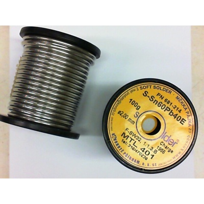 Cín trubičkový 401/C 26-100g pr. 2mm - 359000012/34998210
