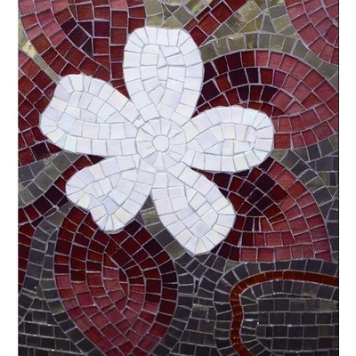 Dimex MS-3-0114 vliesová fototapeta na zeď Červená mozaika rozmery 225 x 250 cm