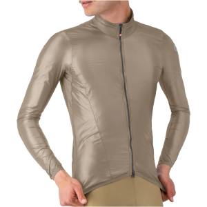 Castelli Мъжко ветрозащитно яке за колоездене Castelli Aria Shell 2 Jacket Cycling jacket - Clay (051-1414-0214)