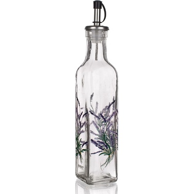 Banquet láhev na olej/ocet LAVENDER skl., nálevka PH 500 ml