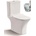 Inter Ceramic Моноблок ICC 7837P/PP RIMLESS, Inter Ceramic, седалка и капак, порцелан, бял, 77x66.5x35.5см (7837P/PP RIMLESS)