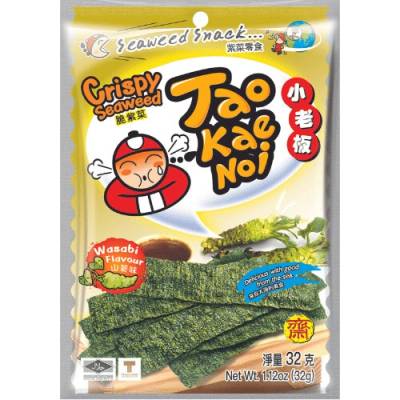 Tao Kae Noi Wasabi Crispy Seaweed 32g