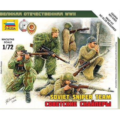 Zvezda Sovietski zdravotníci WWII 1941-42 1:72