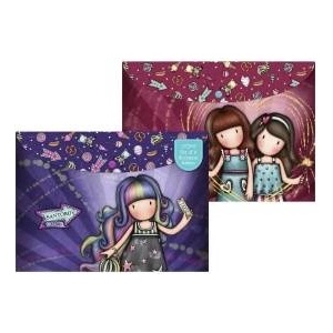 Gorjuss Document holder with flap Gorjuss Fireworks Maroon A4 (33 x 24 x 1 cm)