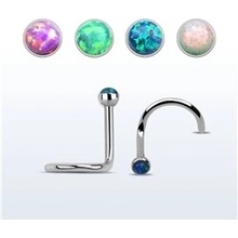 Piercingate piercing do nosu s kamínkem PNO00233 čirá