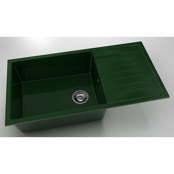 Image 1 of FAT Мивка Vanguard 230, Polymer marble, 09 Зелен гранит, с включен сифон